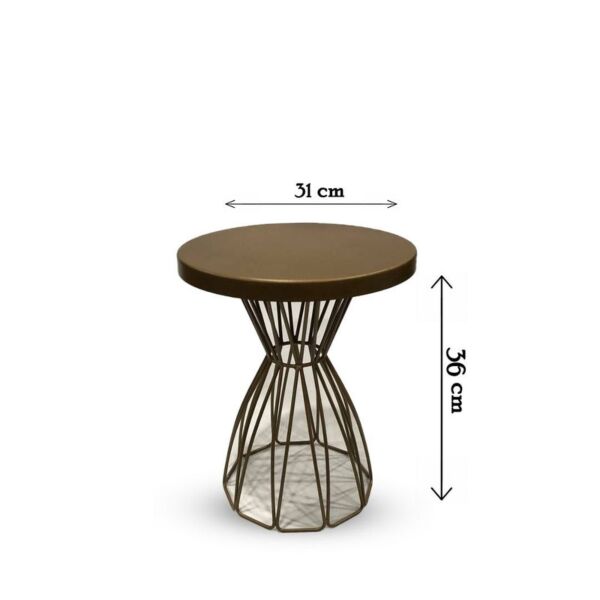 طبق تقديم بقاعدة دريس - اليجانس -ذهبي