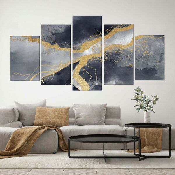 لوحه جدارية كانفس ايلاند  - مقسمة - 5 قطع