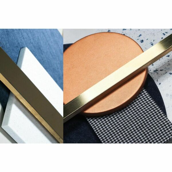 لوحة جدارية جلد وفولاذ مقاوم للصدأ لافا - متعدد الالوان