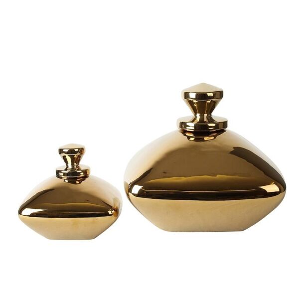  ديكور شكل جرة ذهبية