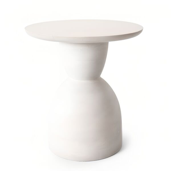 طاولة جانبية روبيكا - ابيض