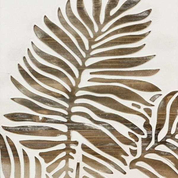 لوحة جدارية ورق الريف منحوتة