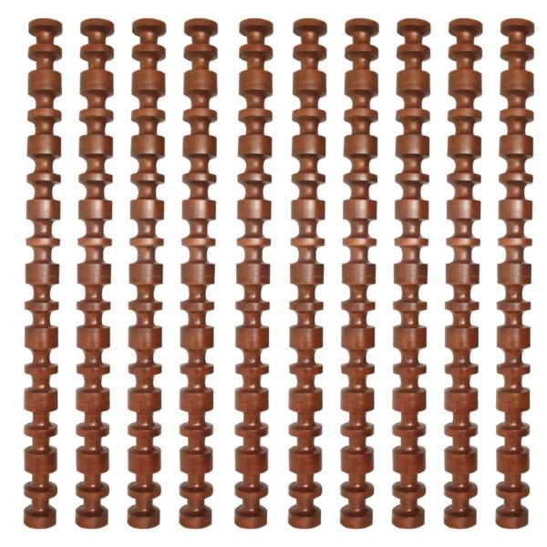 عمود ديكور خشبي ليندا - بني