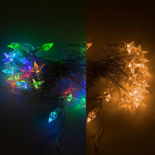 سلك زينة ليد طول 5 متر نجم ربل ضوء أخضر