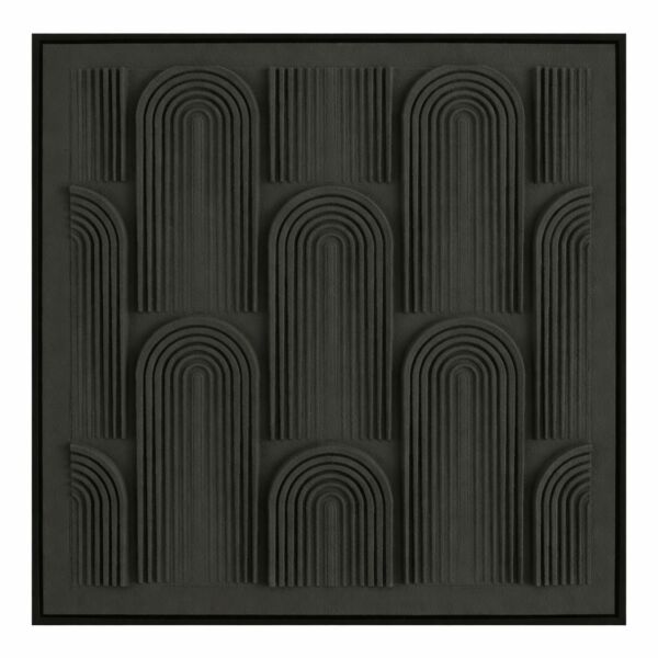 لوحة وديكور جداري ثلاثي الأبعاد هارموني - رمادي غامق