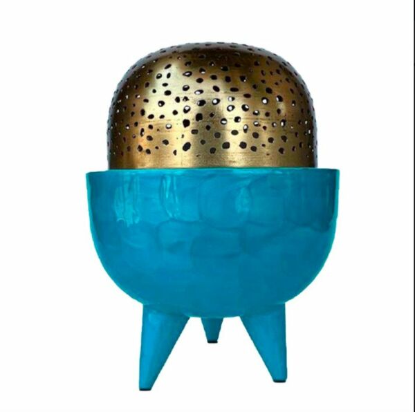 مبخرة كلاسي ازرق - وسط