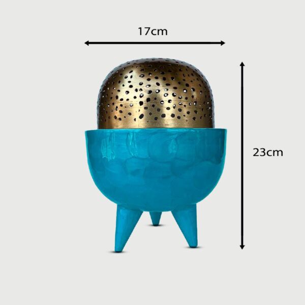 مبخرة كلاسي ازرق - وسط