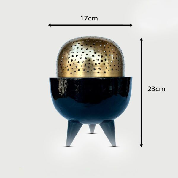 مبخرة كلاسي اسود - وسط