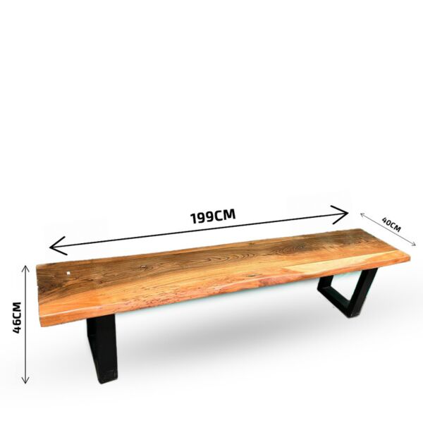 بنش خشب مانجو اندستيريل - خشبي