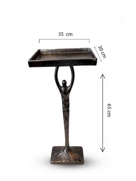 طاولة جانبية أوسكار - اسود