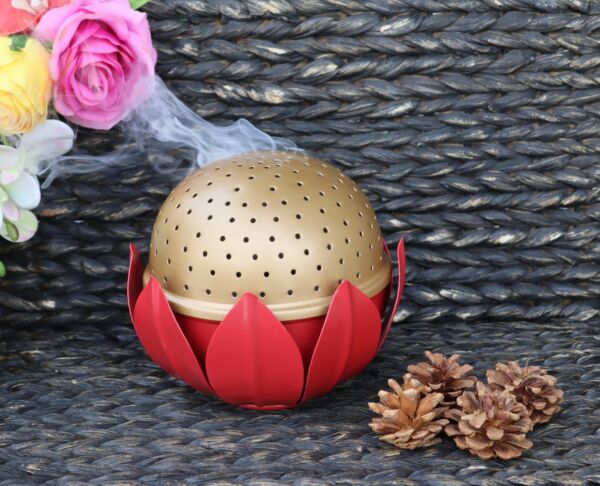 مبخرة فلور لامورا  كبير - أحمر