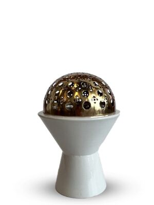 مبخرة رتان كاب - رمادي