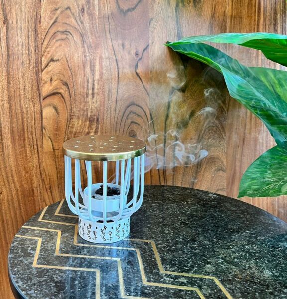 مبخرة اريبيا - أبيض