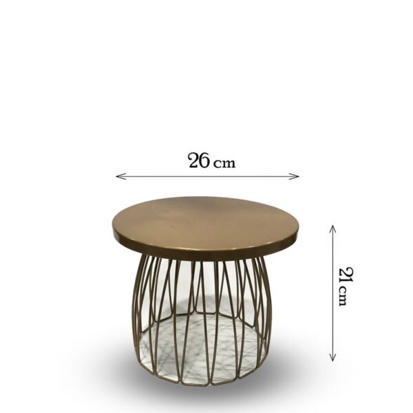 طبق تقديم بقاعدة سكيرت اليجانس - ذهبي