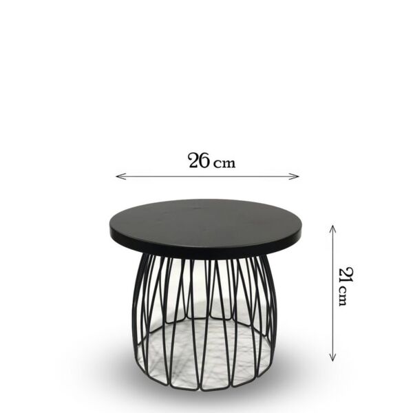 طبق تقديم بقاعدة سكيرت اليجانس - اسود