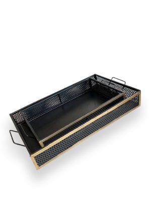 صينية تقديم اليجانس - صغير اسود