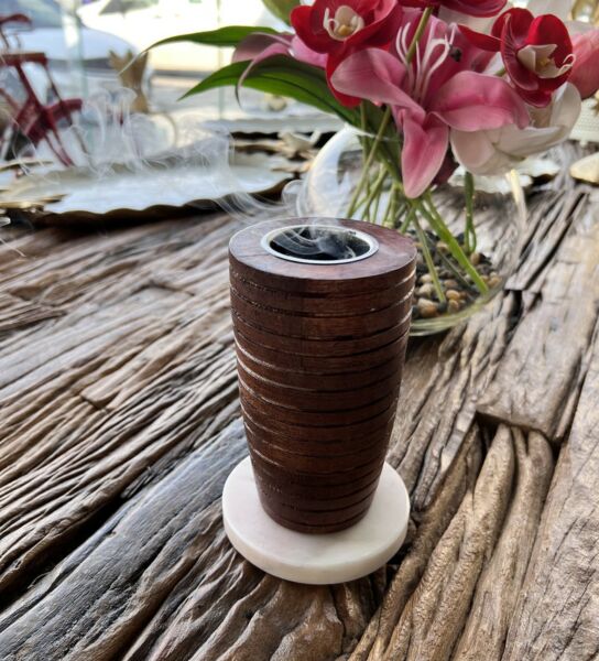 مبخرة فلورينس مقاس كبير - بني غامق