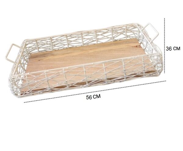 صينية تقديم نيست كبير - أبيض