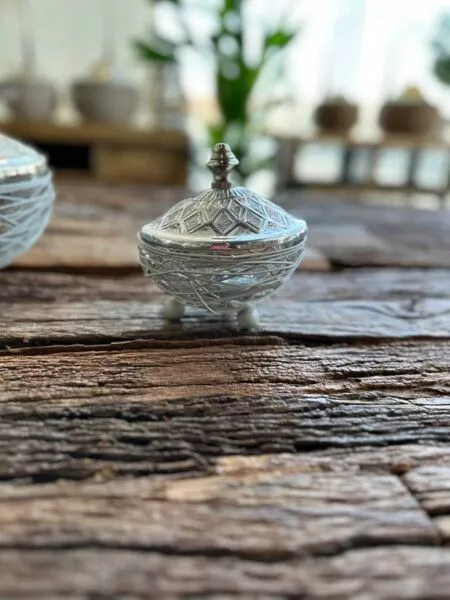 زبدية نيست تمكرا بغطاء صغير -رمادي