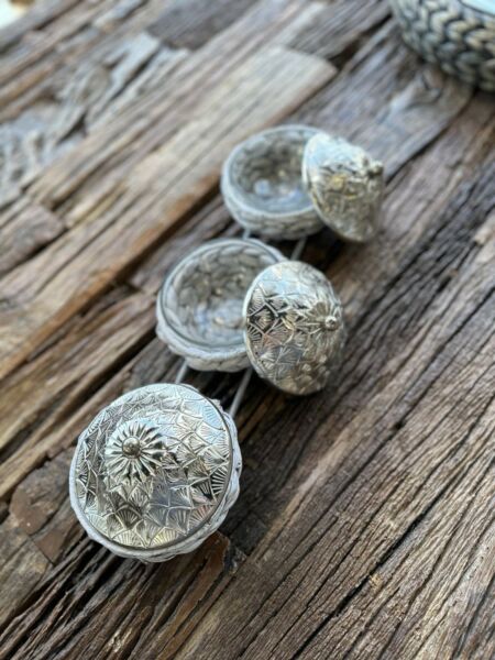 طقم تقديم غراس 3 زبديات - أبيض