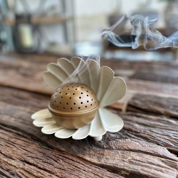 مبخرة اللؤلؤة - أبيض