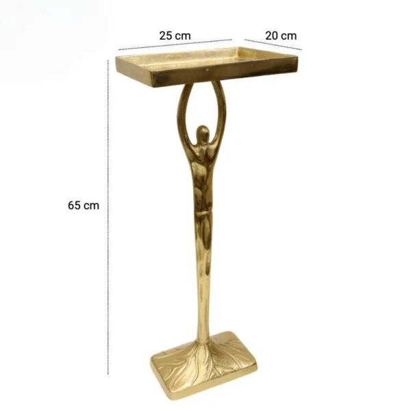 طاولة جانبية أوسكار ليدي - ذهبي