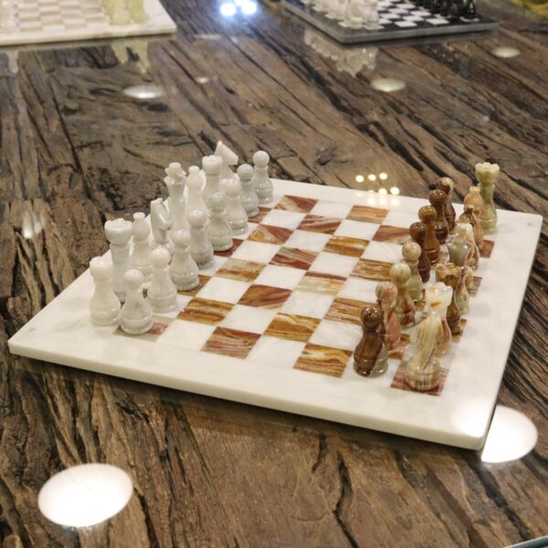 تحفة شطرنج الفلورينس - أبيض وعسلي