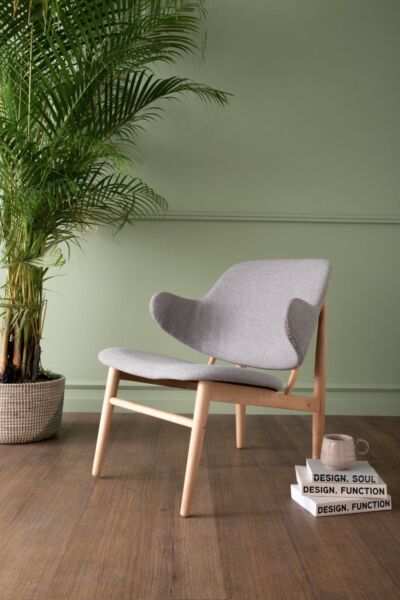 كرسي مفرد نالاس - رمادي