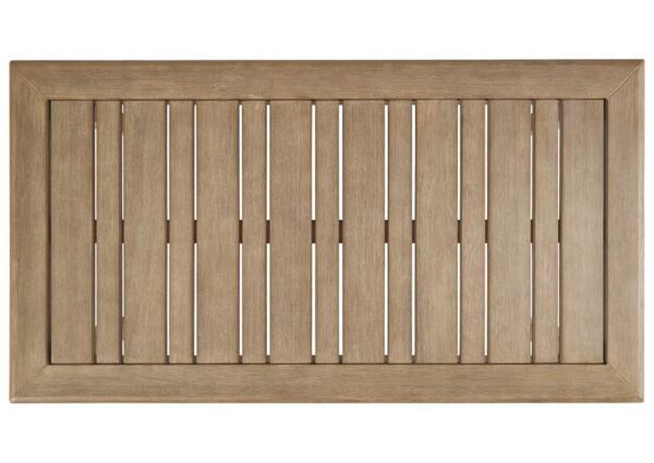 طاولة قهوة خارجية جيريان - بني رمادي