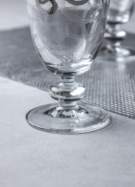 طقم كاسات ويفن- لون فضي