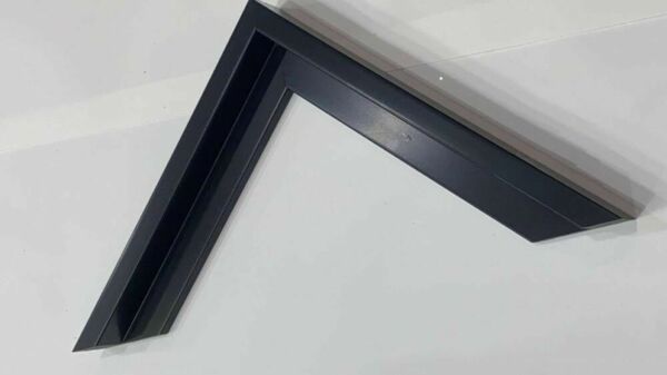 لوحة جبسية مقاس 80x120 سم ويفي - برواز اسود