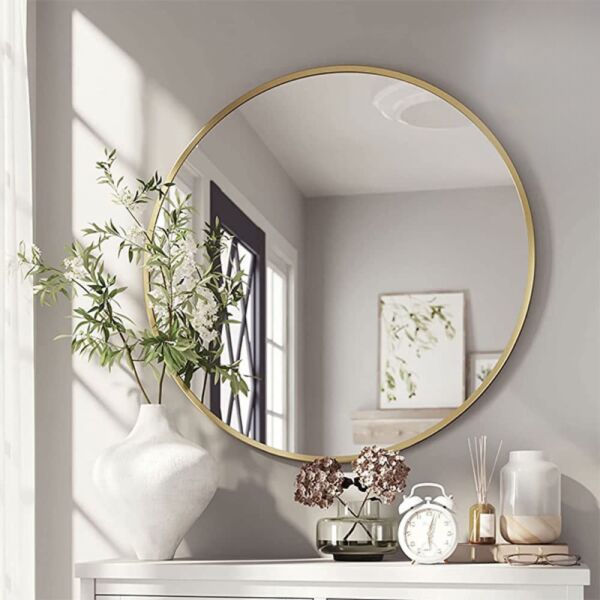 مرآة جدارية بوكو 70 سم - ذهبي