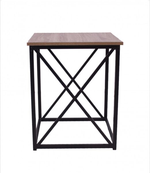 طاولة جانبية فيزا - بني