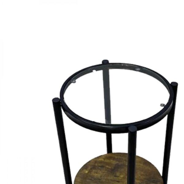 طاولة جانبية باري - بني