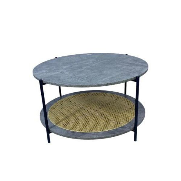 طقم طاولات قهوة لون رمادي