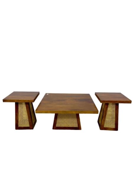 طقم طاولة قهوة 3 قطع استرا