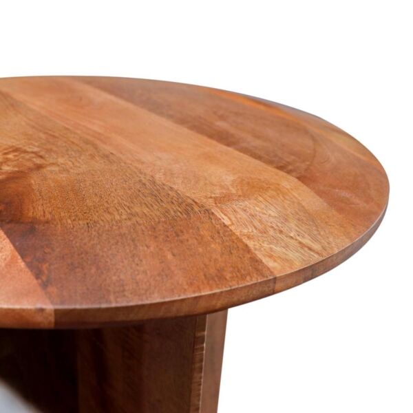 طقم طاولة قهوة خشب طبيعي هندي