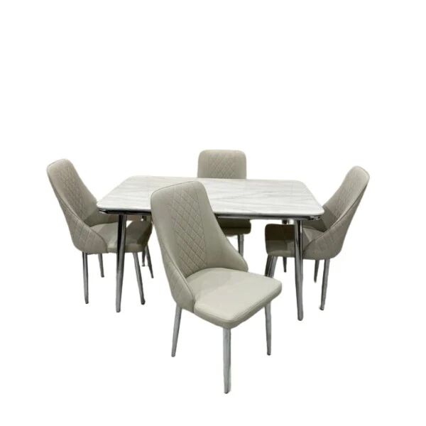 طقم طاولة طعام مع كراسي مارتن - 4 أشخاص