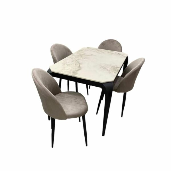 طاولة طعام ل 4 اشخاص رخام كينزا