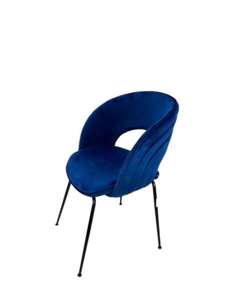 كرسي طعام وندول لون ازرق