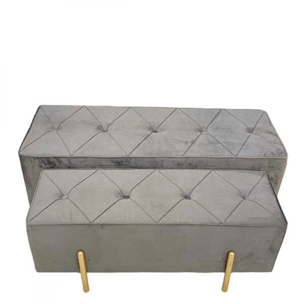 مقعد ومسند قدم قطعتين ماليس