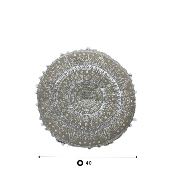 وسادة جلسة عربية هندي دائرية