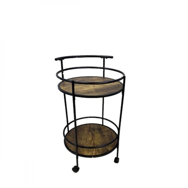 عربة تقديم وانول خشب