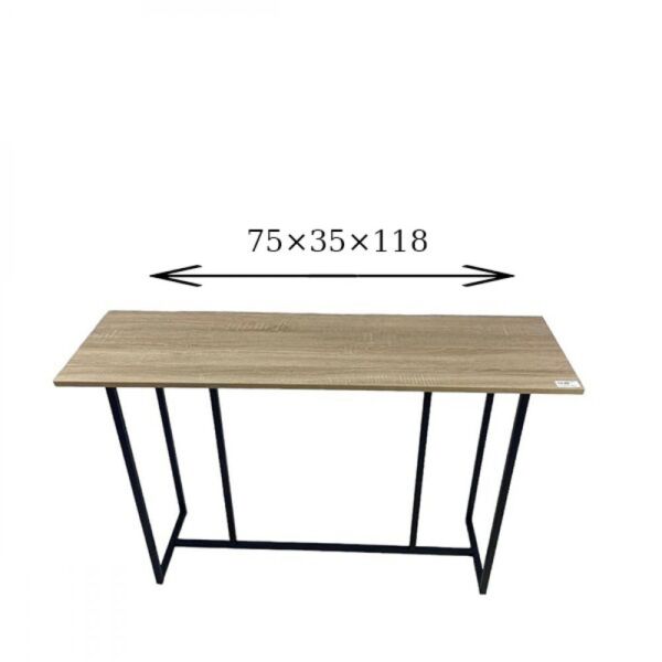 كونسول زيرا خشب مع حديد