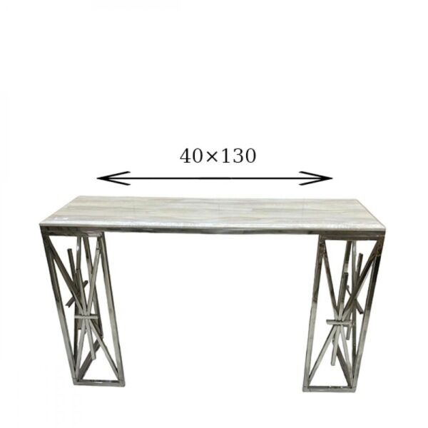 كونسول ماريتا رخام مع استيل