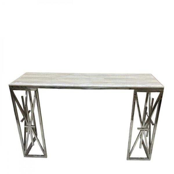 كونسول ماريتا رخام مع استيل