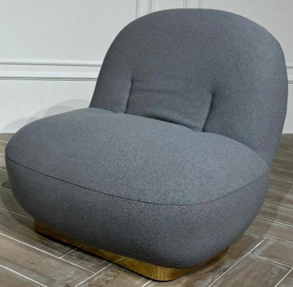 كرسي مفرد همستر - رمادي