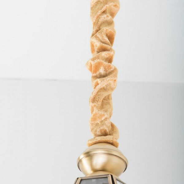 اضاءة معلقة فانوس دوبيا مقاس صغير نحاسي