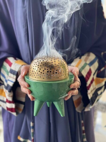 مبخرة كلاسي اخضر - صغير