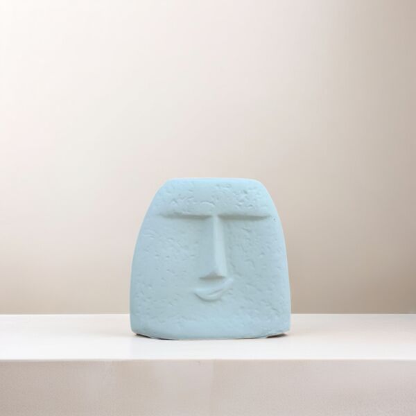 مزهرية نيو فيس - ابيض